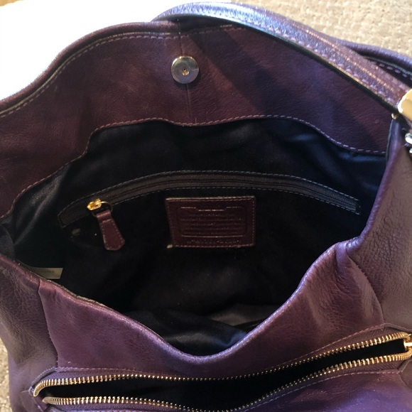Coach Leather Handbag - Picture 5 of 11
